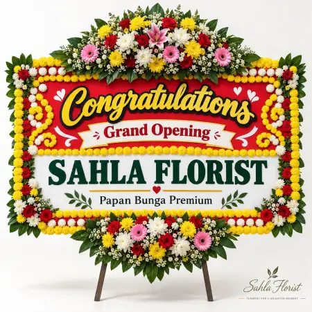 Papan Bunga Ucapan Selamat Grand Ballroom Puri Begawan