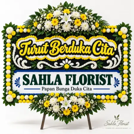 Papan Bunga Duka Grand Ballroom Puri Begawan