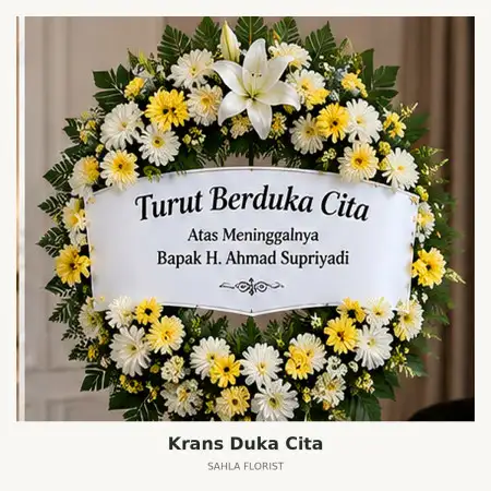 Krans Bunga Duka Grand Ballroom Puri Begawan